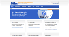 Desktop Screenshot of juehe.de