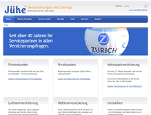 Tablet Screenshot of juehe.de